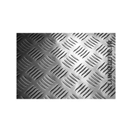 Plaque / Tôle aluminium à damier 2000x1000x 3/4.5 mm