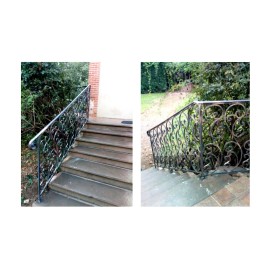 Rambarde d'escaliers en fer forgé - élément réf. 1046/1