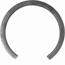 Cercle ouvert Ø 110 mm en plat 16x8 mm réf. 14 191