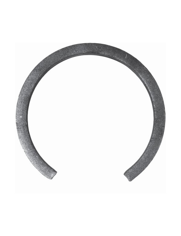 Cercle ouvert Ø 110 mm en plat 20x6 mm réf. 14 192
