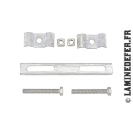Fixation grille caillebotis double maille 30x30