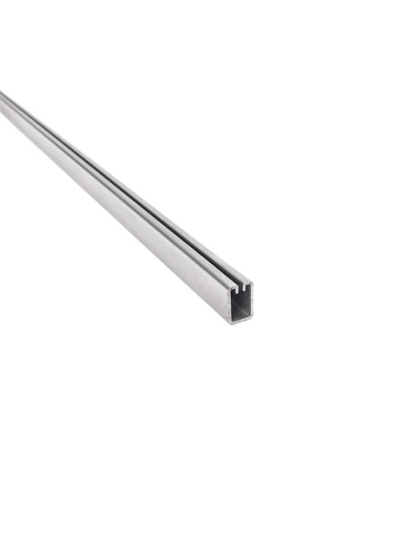 Profil de finition acier rectangle 12x18 x 1.25 mm pour tôle - gorge 1.8 mm