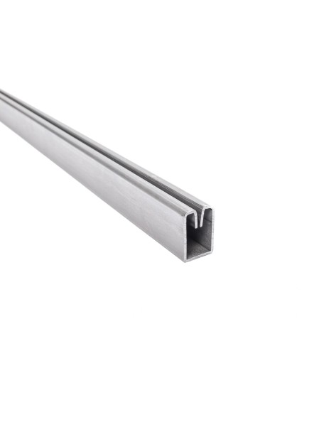 Profil d'encadrement rectangle acier 20x30 x 1.5 mm - gorge 1.7 mm