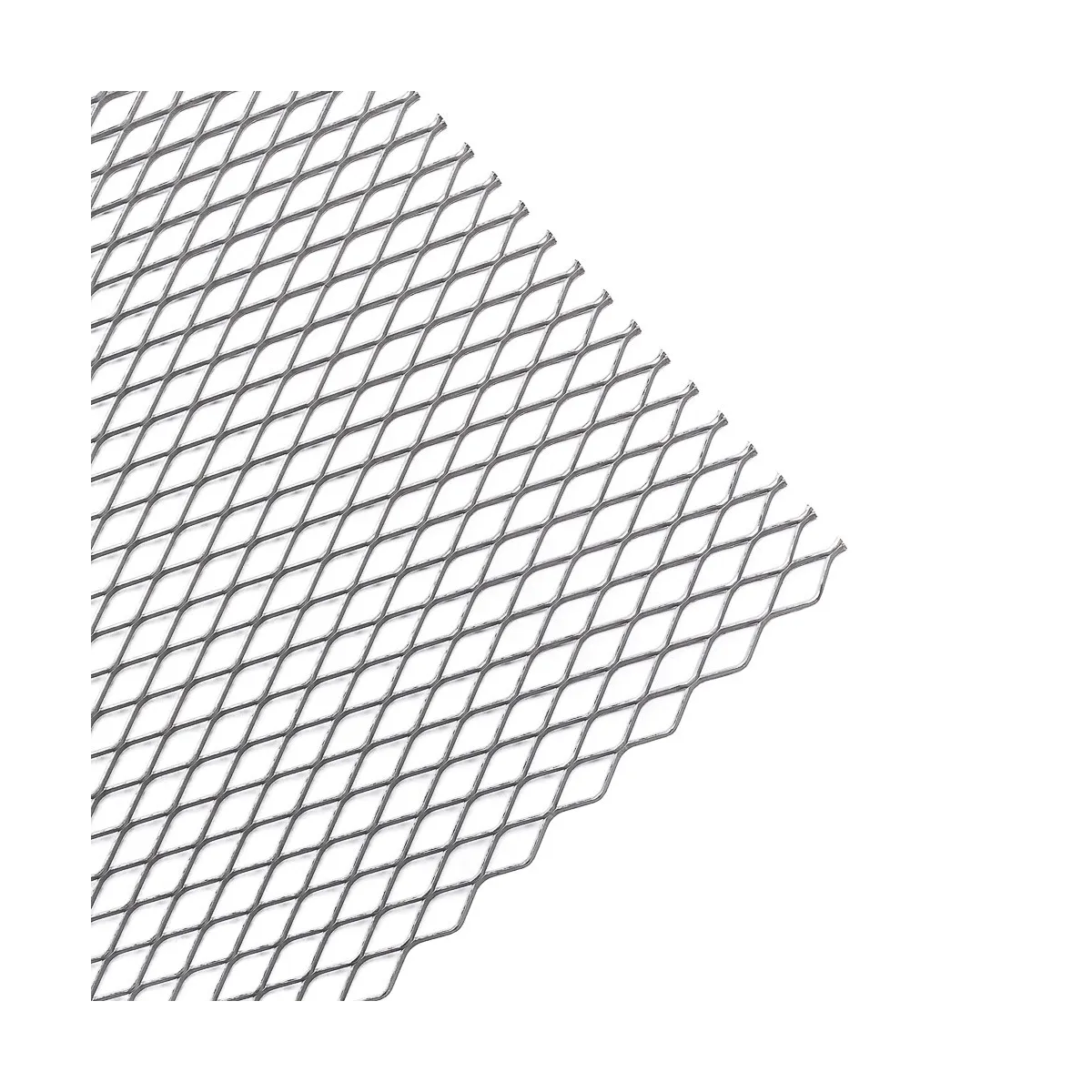 Métal déployé maille 30x13 mm acier brut