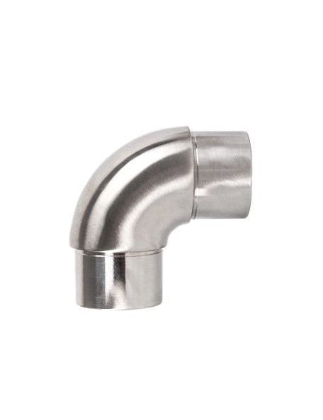 Coude inox 90° à coller pour tube rond 42.4 mm