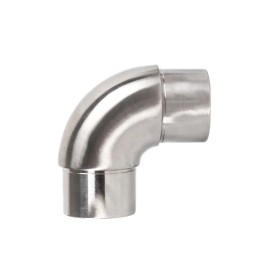 Coude inox 90° à coller pour tube rond 42.4 mm