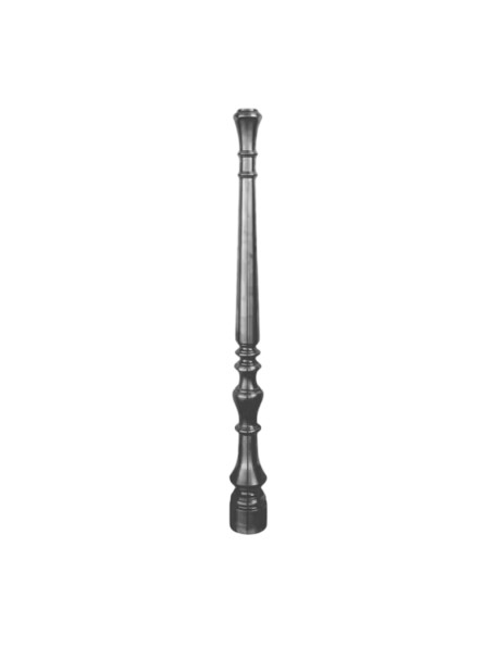 Poteau en acier tourné H 1000 mm Ø 95 mm