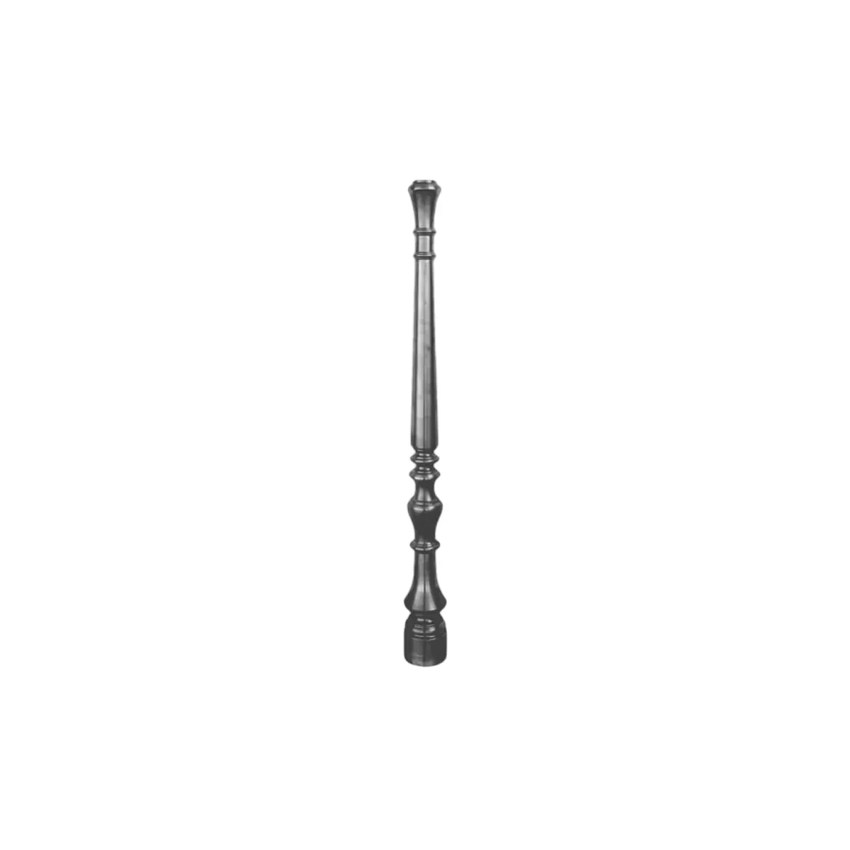 Poteau en acier tourné H 1000 mm Ø 95 mm
