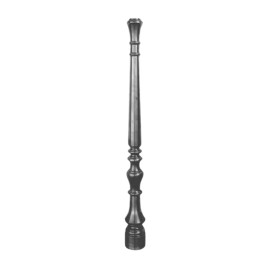 Poteau en acier tourné H 1000 mm Ø 95 mm