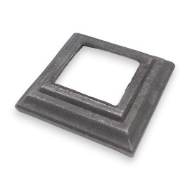 Cache-scellement-acier pour poteau 50 mm SF160983