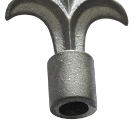 Fer de lance barreau rond 16 mm – 01371