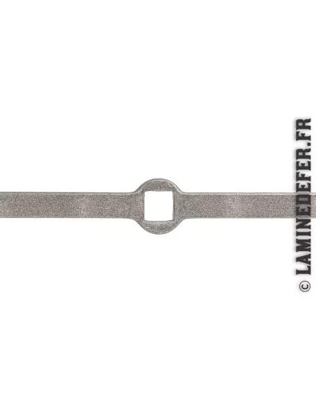 Barre de fixation acier carré grille métallique
