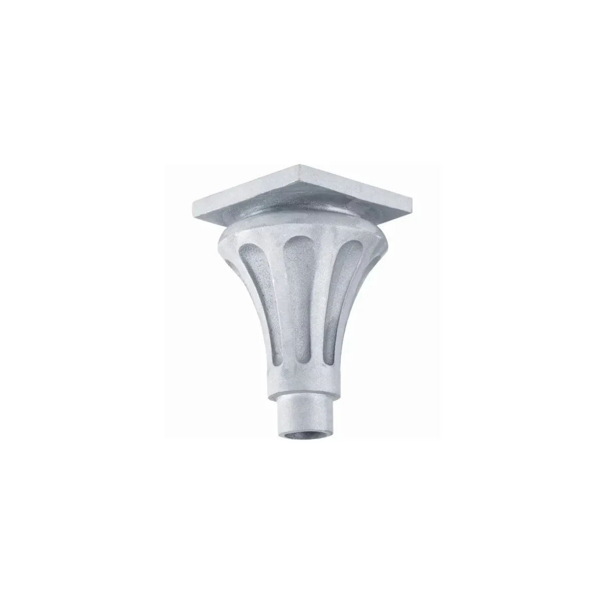 Chapiteau colonne pour tube Ø 80 mm - Forme trompette