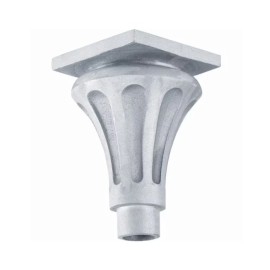 Chapiteau colonne pour tube Ø 80 mm - Forme trompette