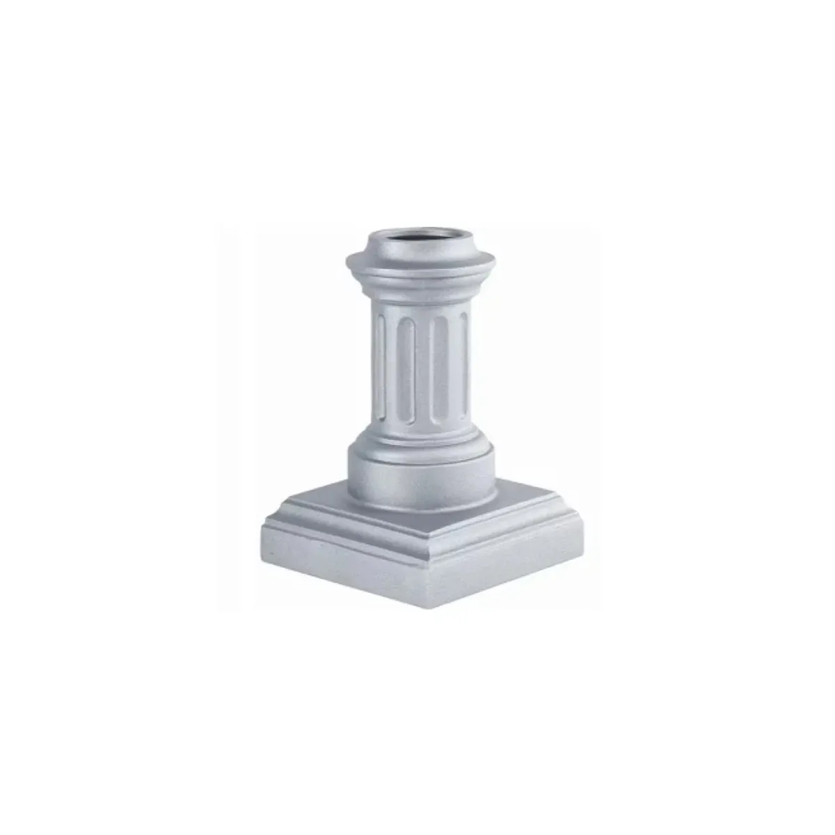 Pied de colonne avec base carré 280 forme tradition royale pour tube Ø100 SF063131