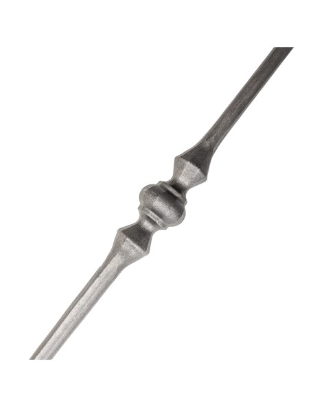 Barreau fer forgé coudé 14 mm
