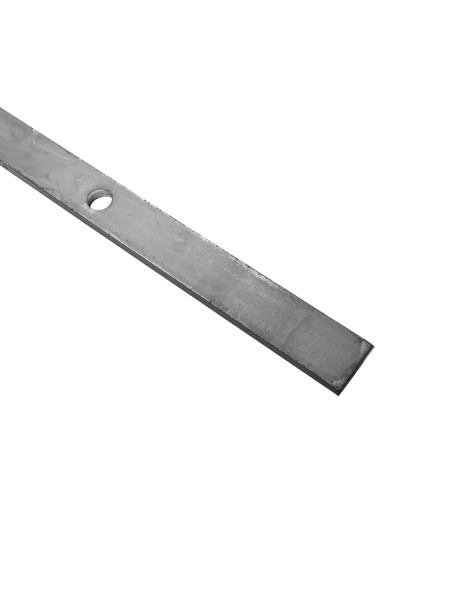 Fer plat percé D15 mm pour grille fer forgé