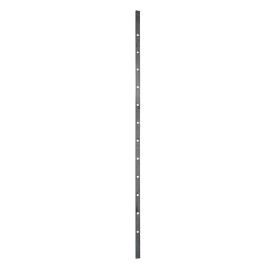 Fer plat perforé 12 trous ronds pour barreau 14 mm