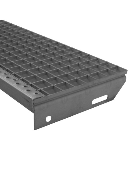 Marche caillebotis inox 1000x275 mm - maille 3030 - BP 30x3 - DESTOCKAGE