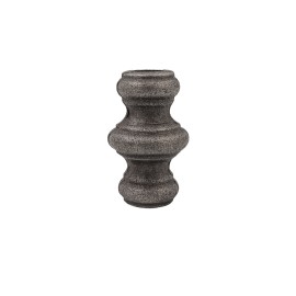 Garniture acier 62x36 pour barreau rond 14 - 021529