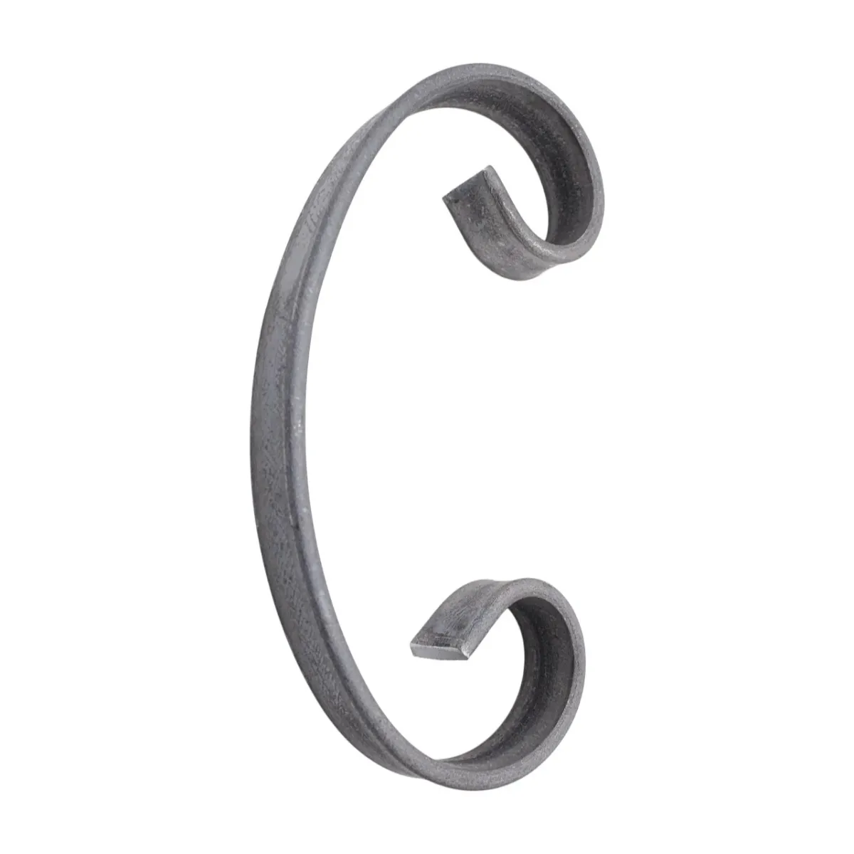 Volute en C fer forgé 140x70 mm en plat de 16x4 mm