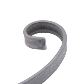 Volute acier en C 14x7 cm