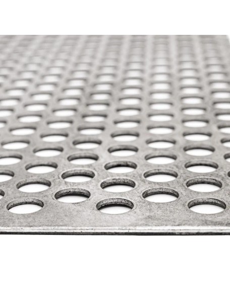 Tôle perforée R8T12 2mx1m épaisseur 1,5 mm