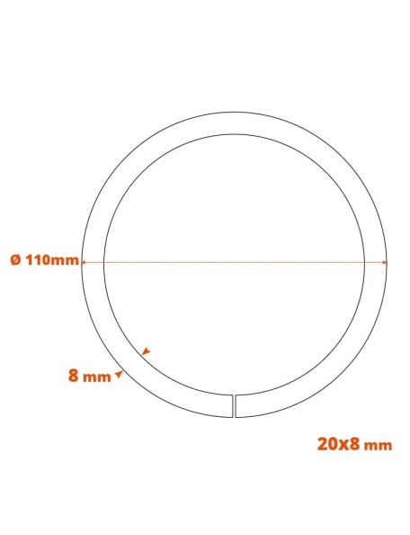 Schéma cercle Ø110 - 14166
