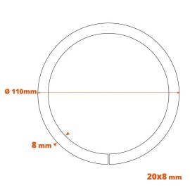 Schéma cercle Ø110 - 14166