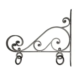 Potence fer forgé pour enseigne 585x495 en plat de 20x8 mm SF158006