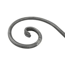 Volute fer forgé en S 290x130 mm rond de 10 EF01.131.01