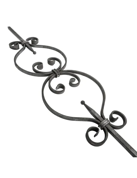 Barreau pour escalier et balustre H 900 - carré 12 mm