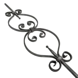 Barreau pour escalier et balustre H 900 - carré 12 mm