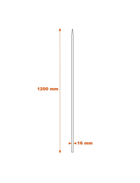 Schéma barreau fer de lance 10212