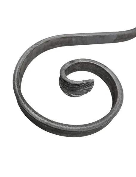 Volute acier 280x115 mm en plat de 14x6 mm