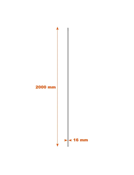 Barreau fer de lance H2000