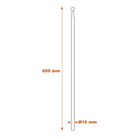 Schéma Fer de lance H650 Ø16