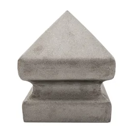 Chapeau poteau 120x120 mm - acier grenaillé
