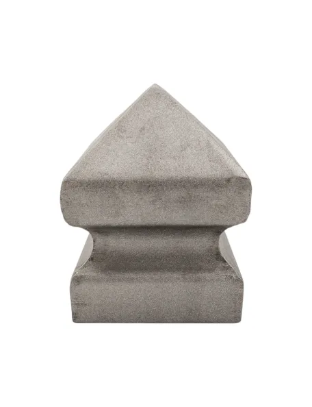 Couvre poteau 100x100 mm en acier grenaillé