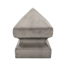 Couvre poteau 100x100 mm en acier grenaillé