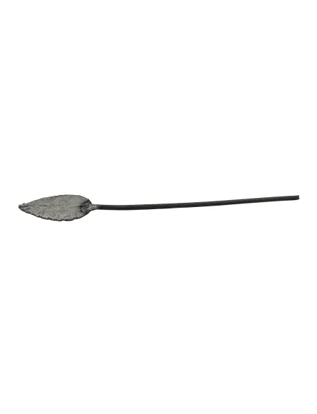 feuille sur tige fer forgé - décor ferronnerie