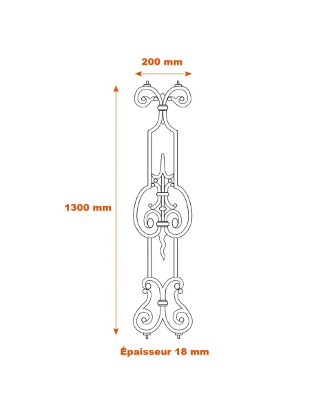Schéma balustre fonte 860x200