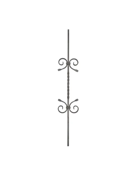 Barreaudage avec demi-volutes H 950 mm