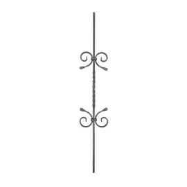 Barreaudage avec demi-volutes H 950 mm