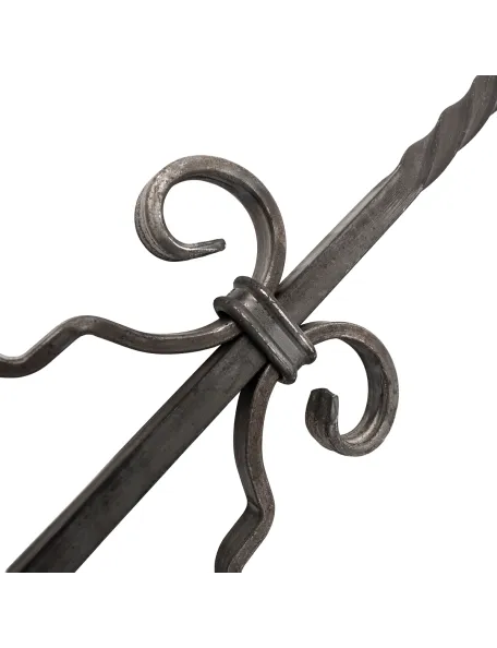 Barreau acier avec volutes H 900 mm