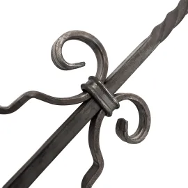Barreau acier avec volutes H 900 mm