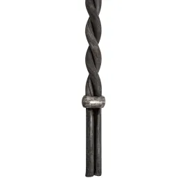 Barre fer forgé torsadé pour barreaudage de garde-corps - H1000 mm