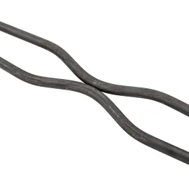 Barreau fer 950x65 mm – 2xØ12 centre affiné | Ferronnerie