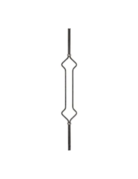 Barreau fer forgé 2 tiges Ø10 mm - 071611