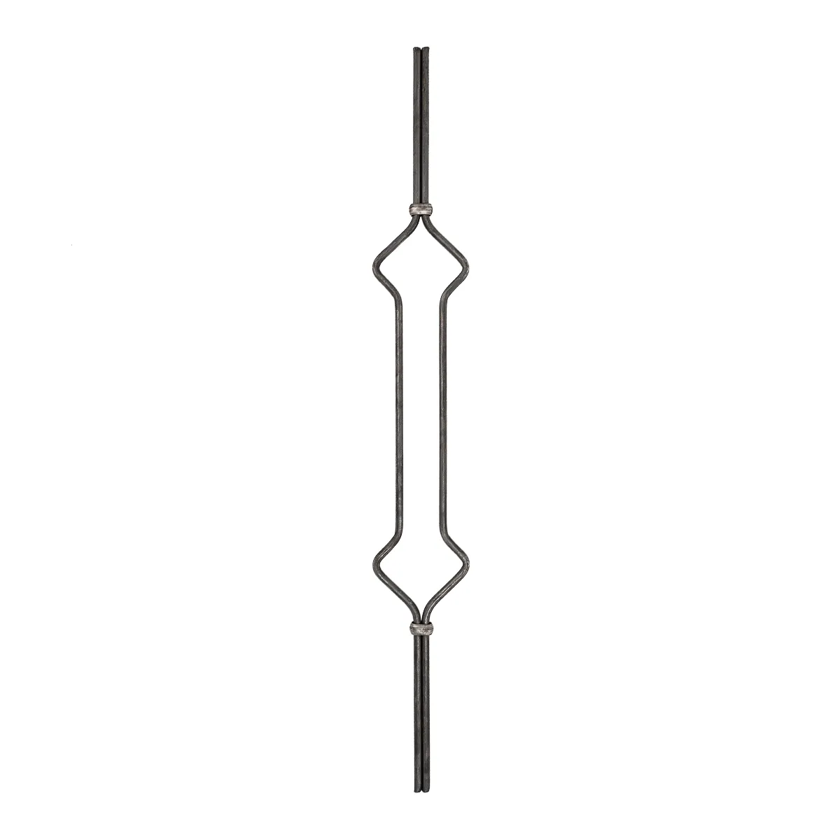 Barreau fer forgé 2 tiges Ø10 mm - 071611